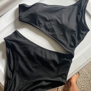 Womens black swim suit